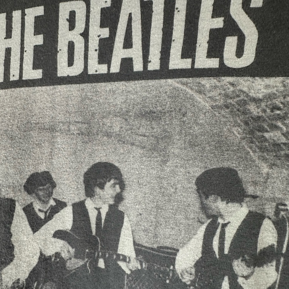 The Beatles Charcoal Graphic Tee - Picture 3 of 6